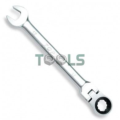 Ключ комбинированный с трещоткой и шарниром 9ммAOAH0909 Toptul AOAH0909